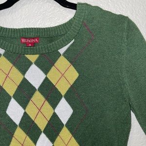 Merona Green Sweater Size M